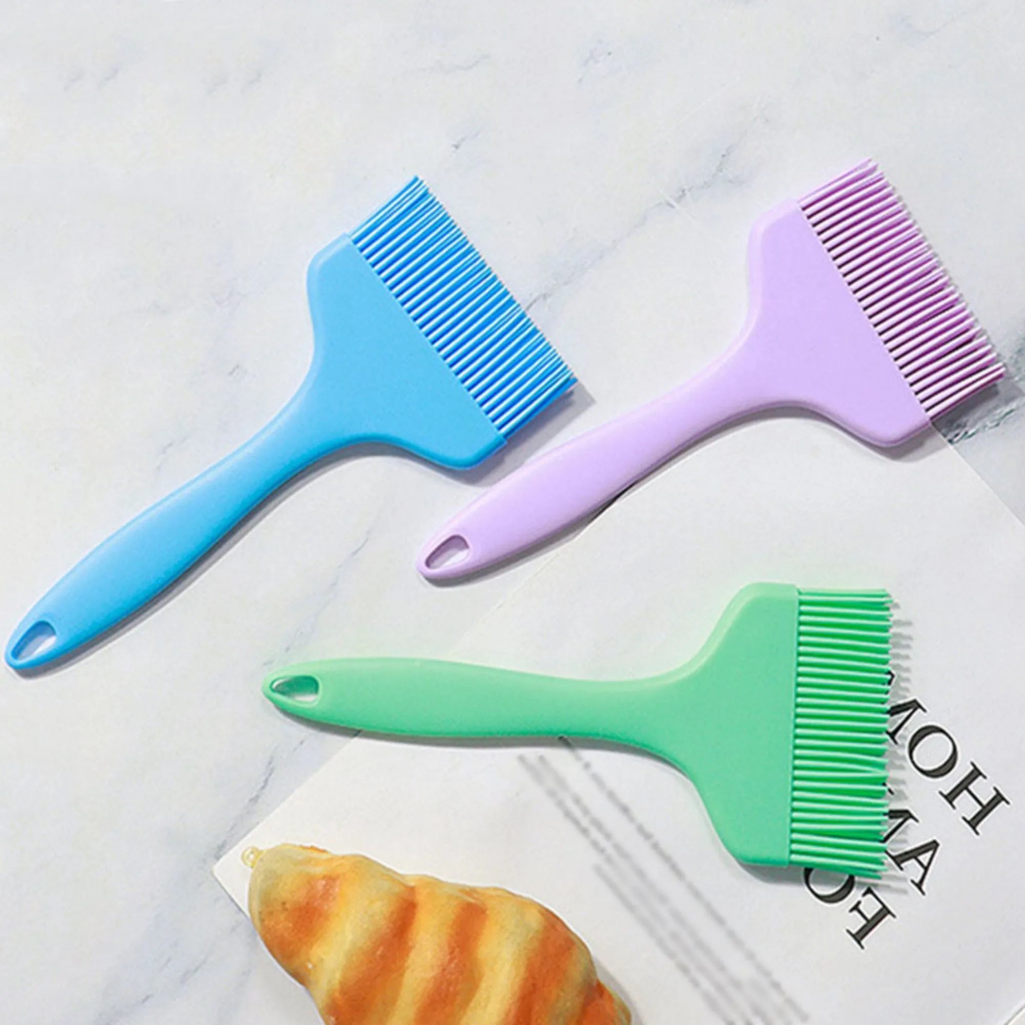 Wide Silicone BBQ Brush 4