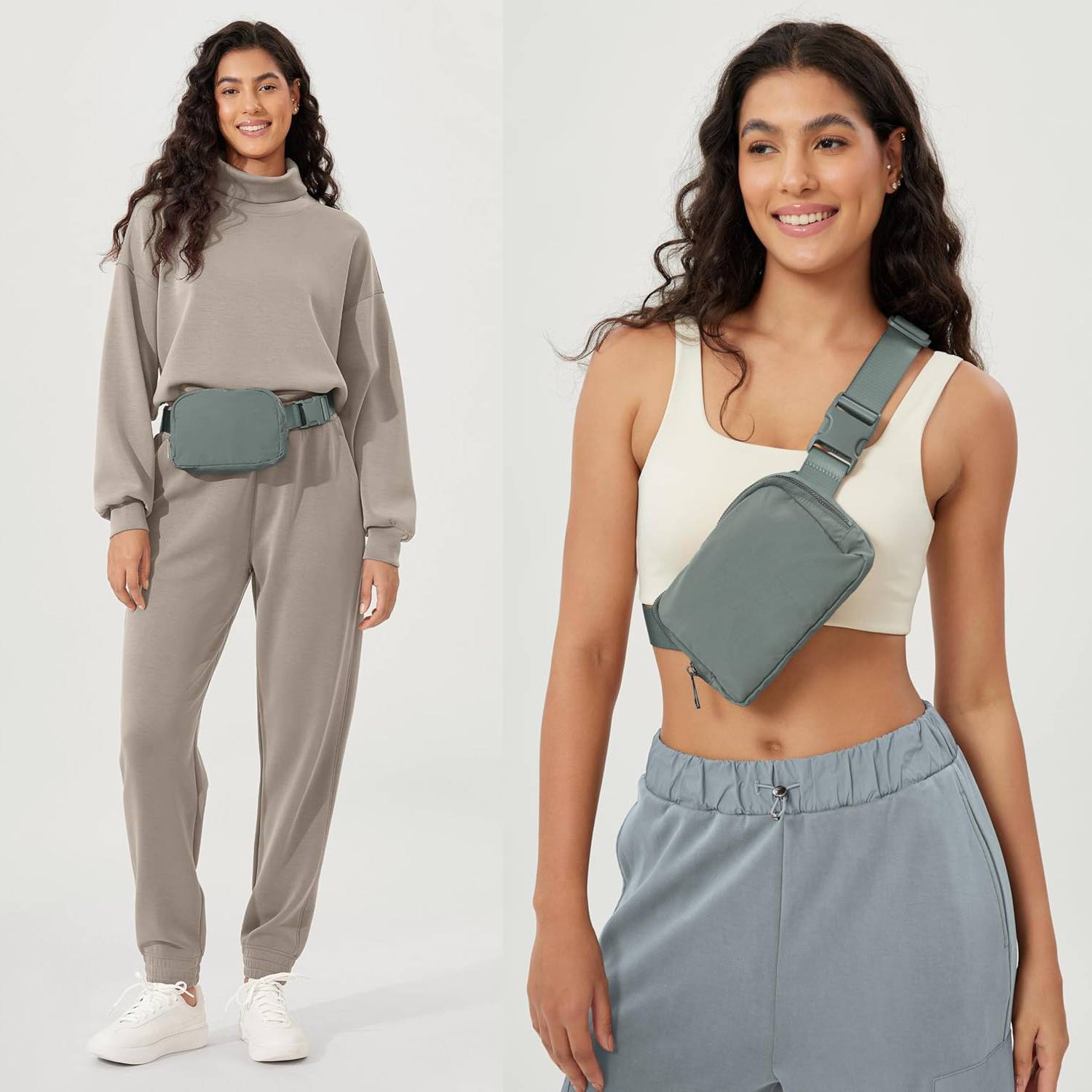 Cross-border sports waist bag, the same style as Lululemon 4