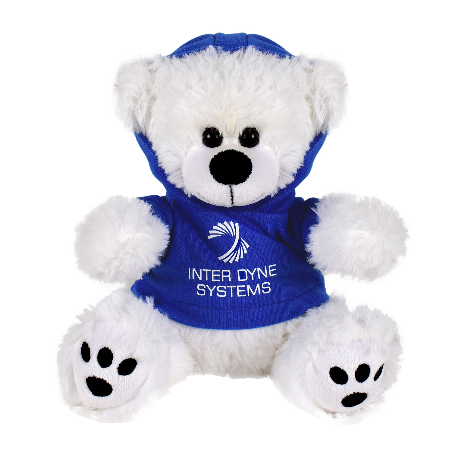 Plush Bear w/ Embroidered Paws and Hoodie 21