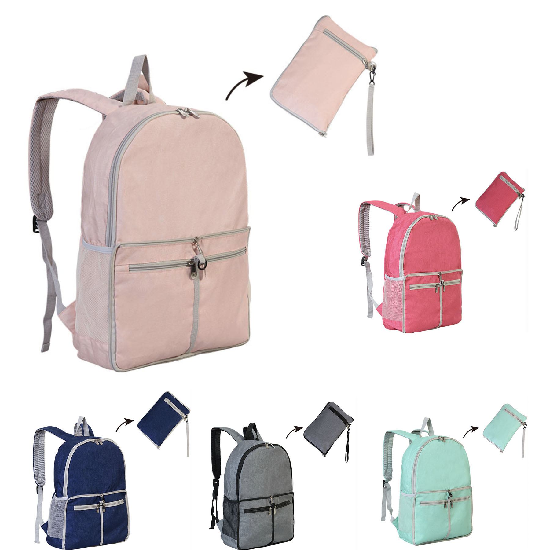 Custom Fodable Lightweight Outdoor Camping Backpack 1