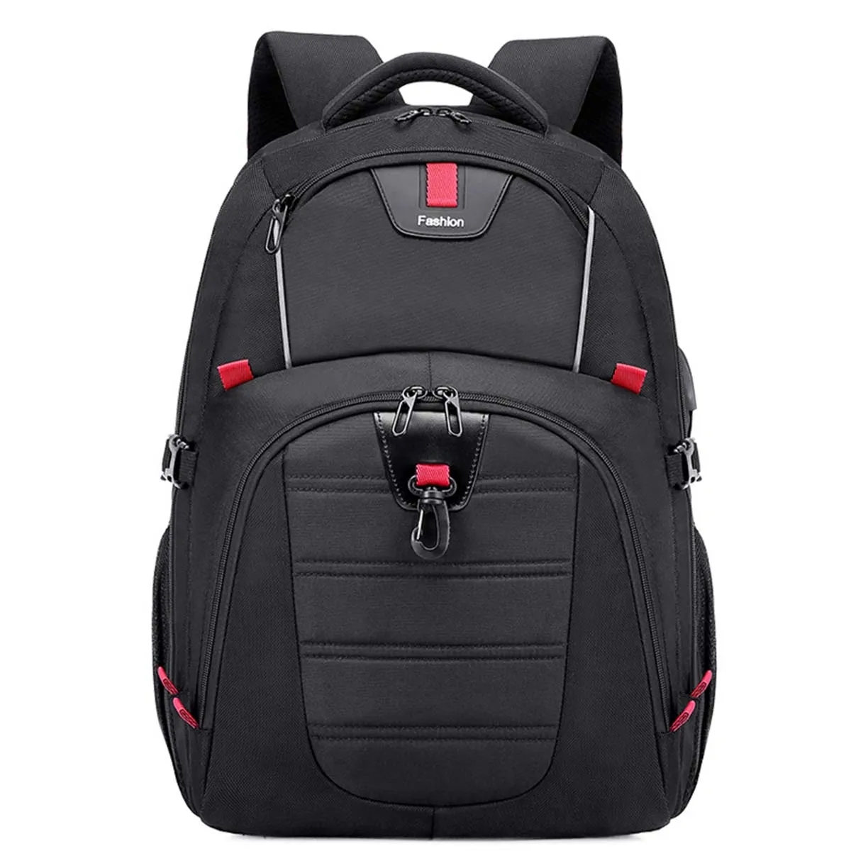 15.6 Inch Large Capacity Backpack W/ USB Charging Port 7