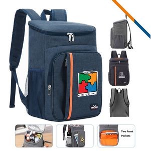 24 Can Insulated Hiking Cooler Backpack ( 11.4" X 16.5" X 7.5" ) 5