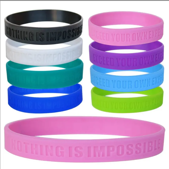 Debossed Silicone Wristband 2