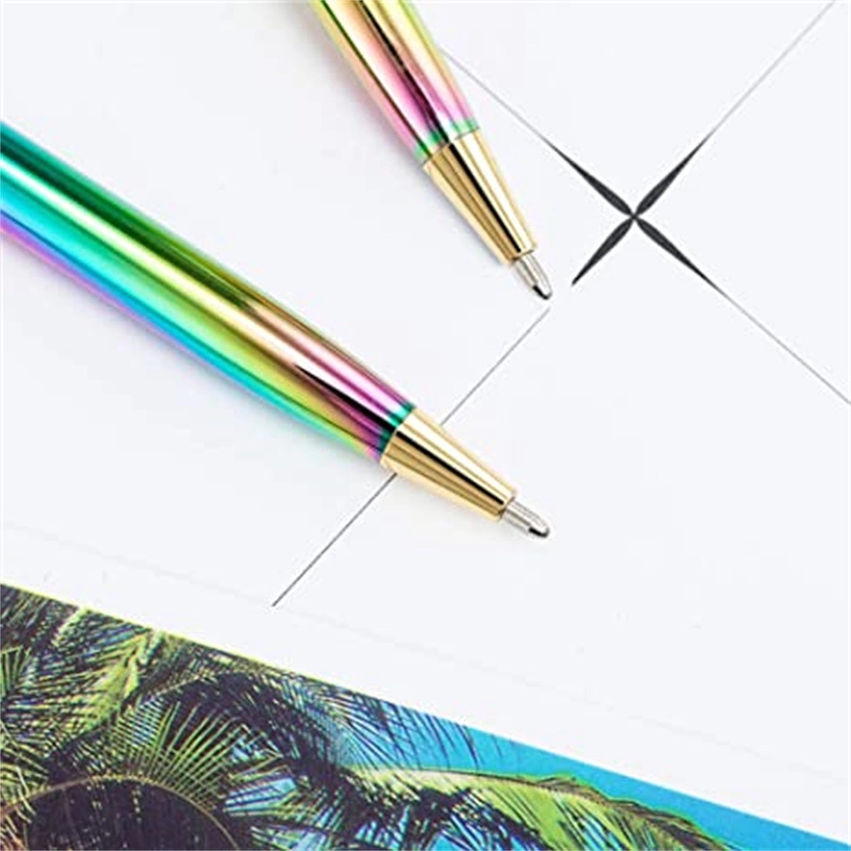 Rainbow Metal Retractable Ballpoint Pen 3