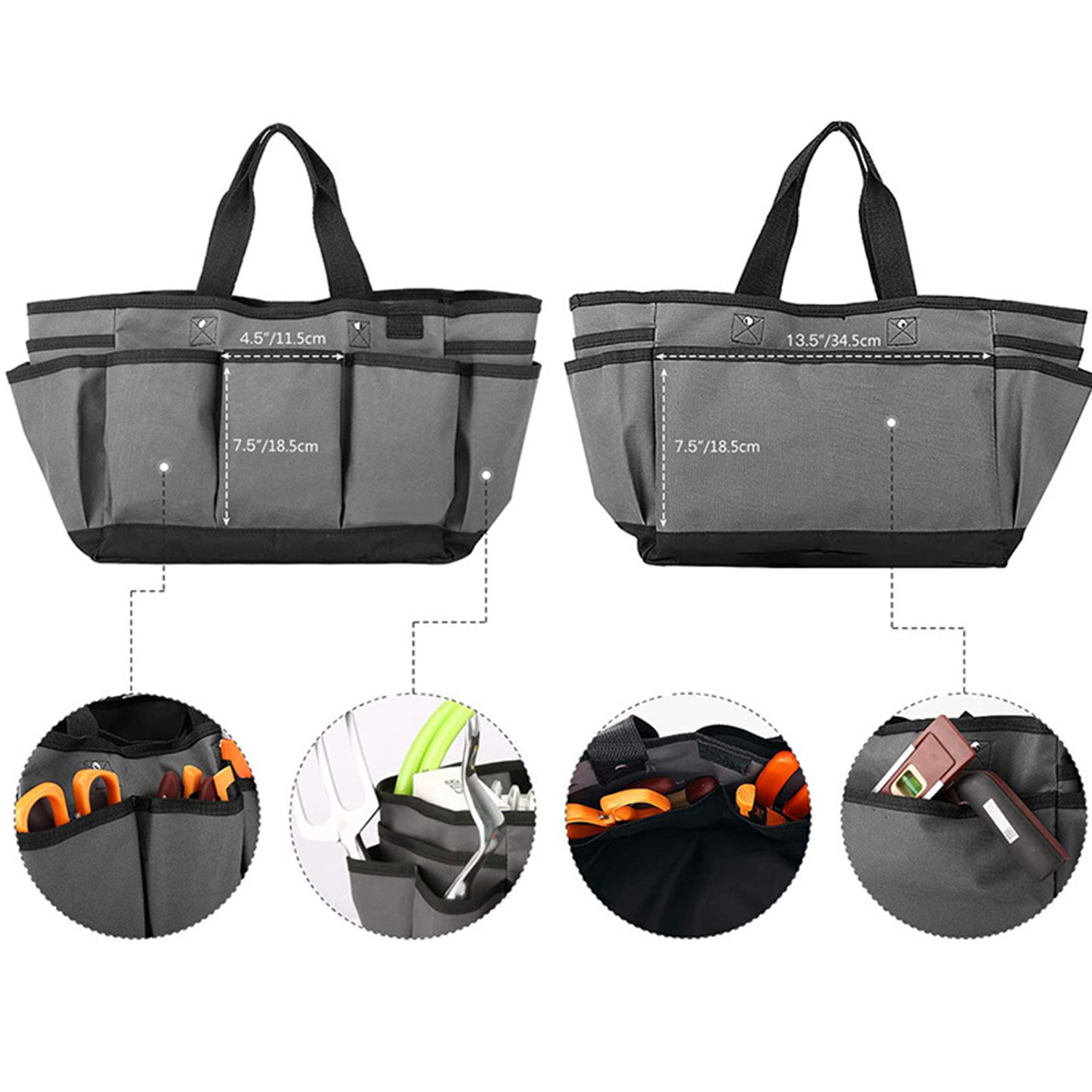 Gardening Tote Bag With Pockets 3
