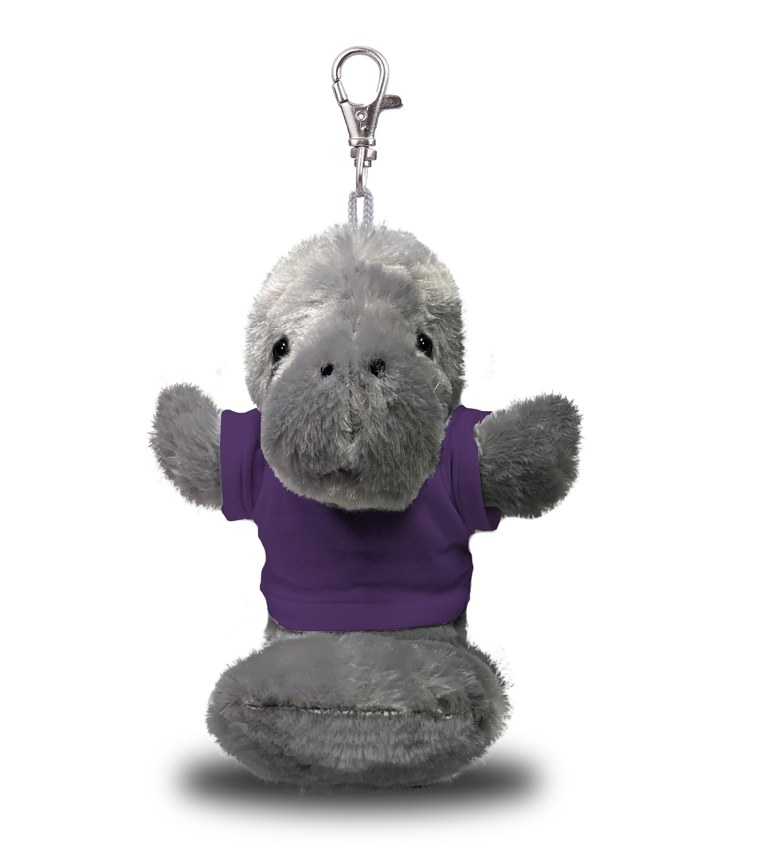 Plush Manatee Keychain with T-Shirt 4