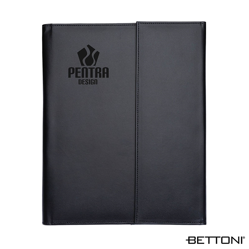 Bettoni®  Atrani Bonded Leather Letter Size Padfolio 11