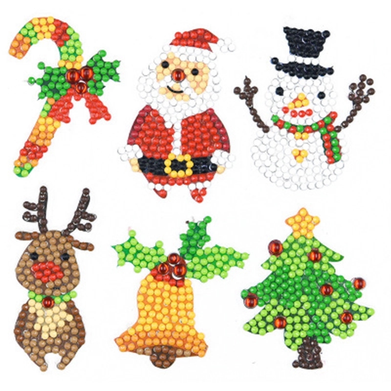 DIY diamond painting Christmas stickers 1