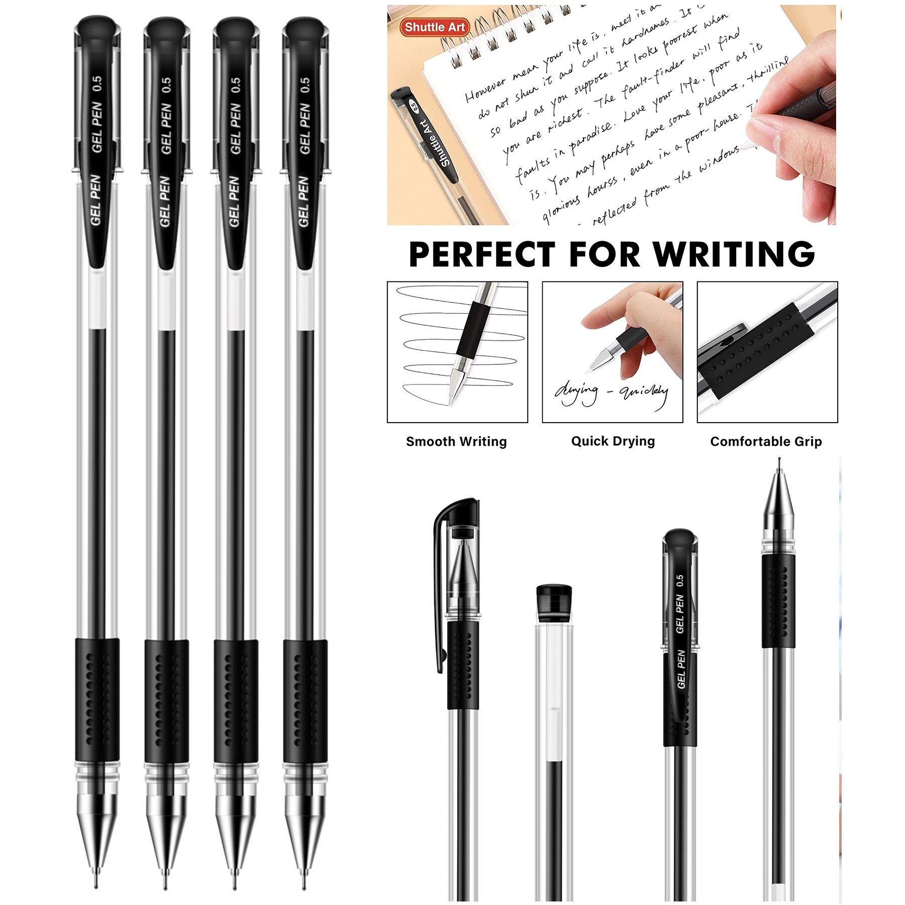Fine Point Black Ink Pen 1