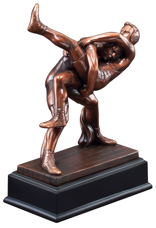 Wrestling Resin Sculpture 2