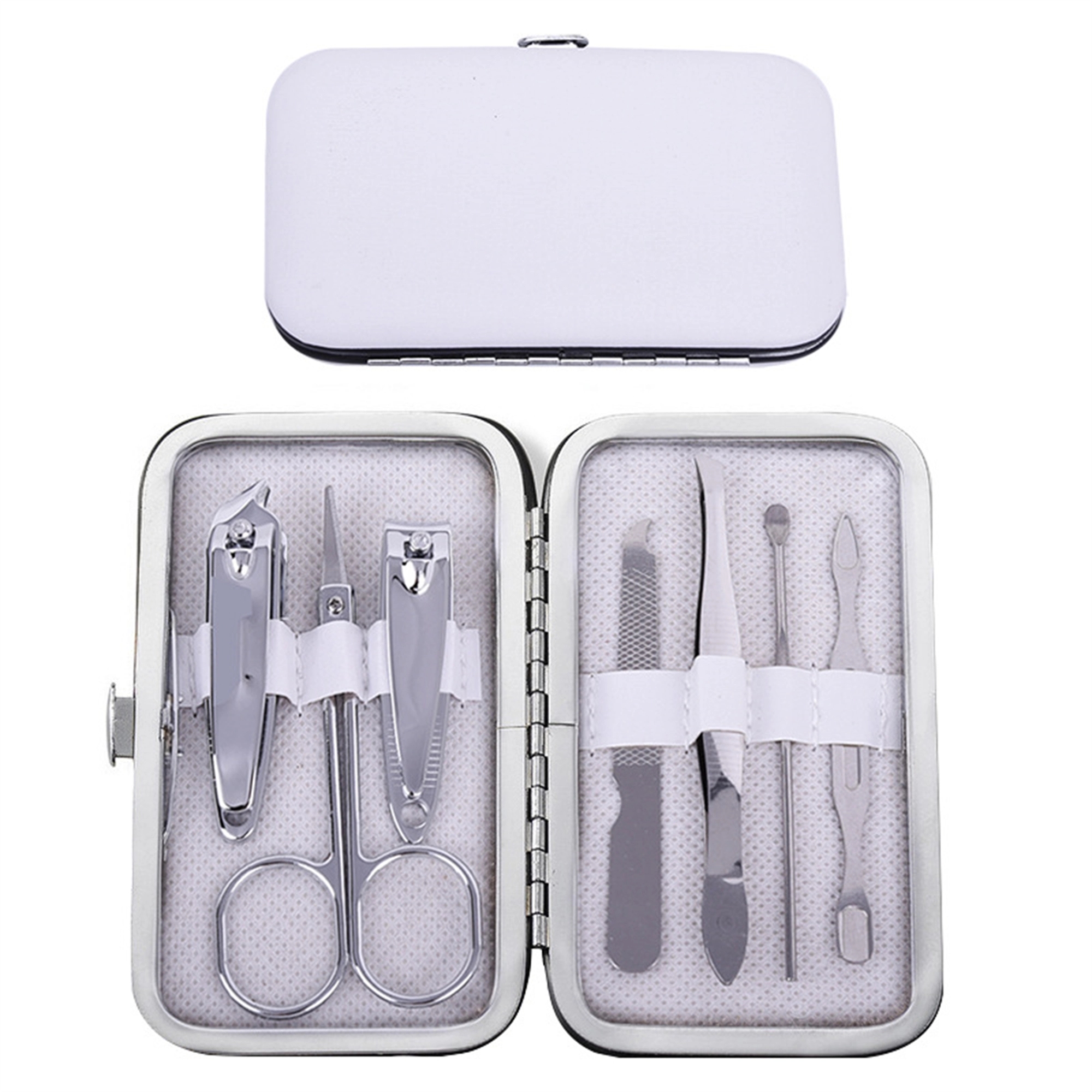 Professional 7 in 1 Stainless Steel Manicure Kit w/ Case 4