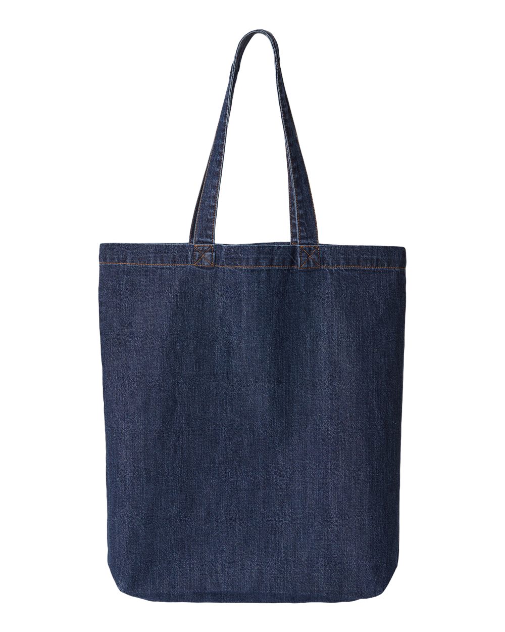 Cotton Denim Gusseted Tote Bag - 7761A, custom tote bag with logo imprint 7