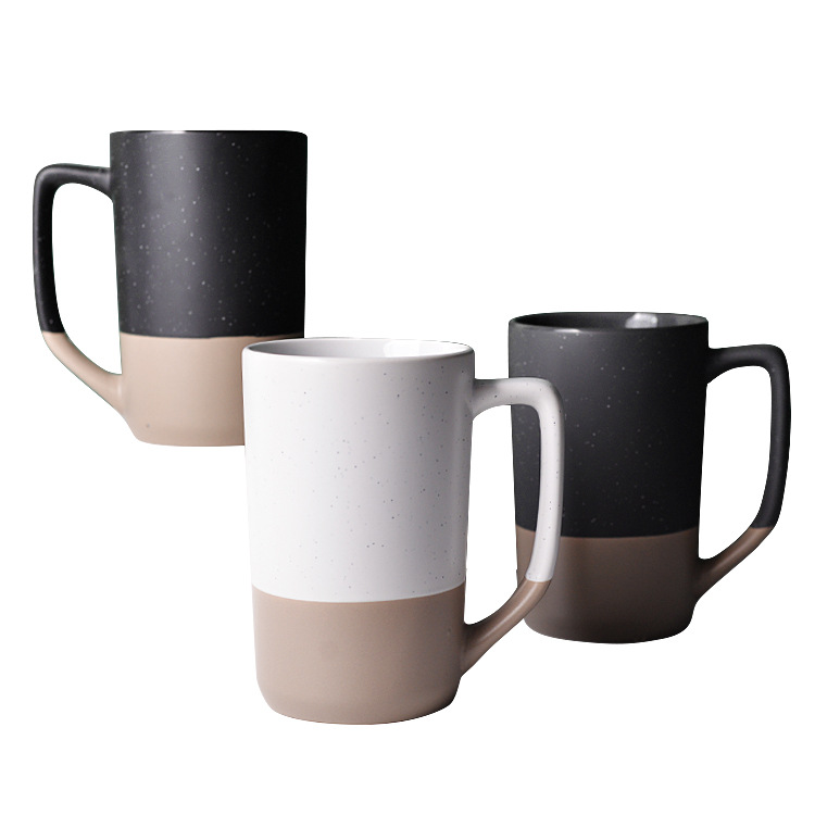 17oz Ceramic Coffee Mugs with Handle 2