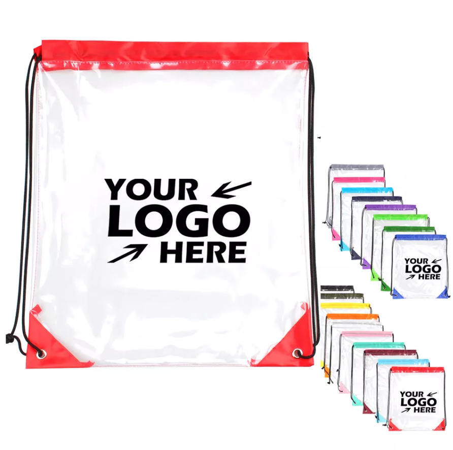 PVC Transparent Drawstring Bag 2