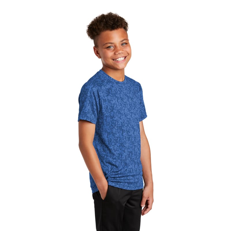 Sport-Tek Youth Digi Camo Tee. 11