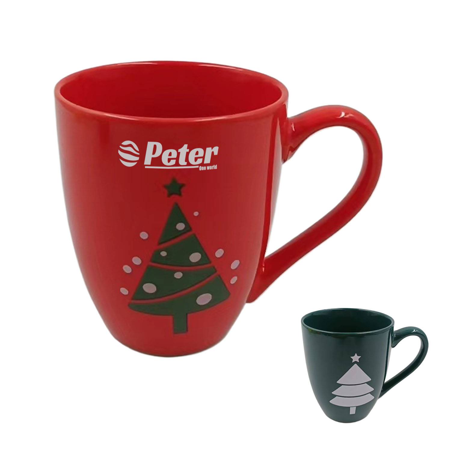 12oz Ceramic Coffee Mug w/ Handle for Household Office 5