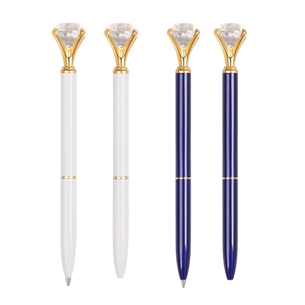Big Diamond Crystal Metal Ballpoint Pen 2