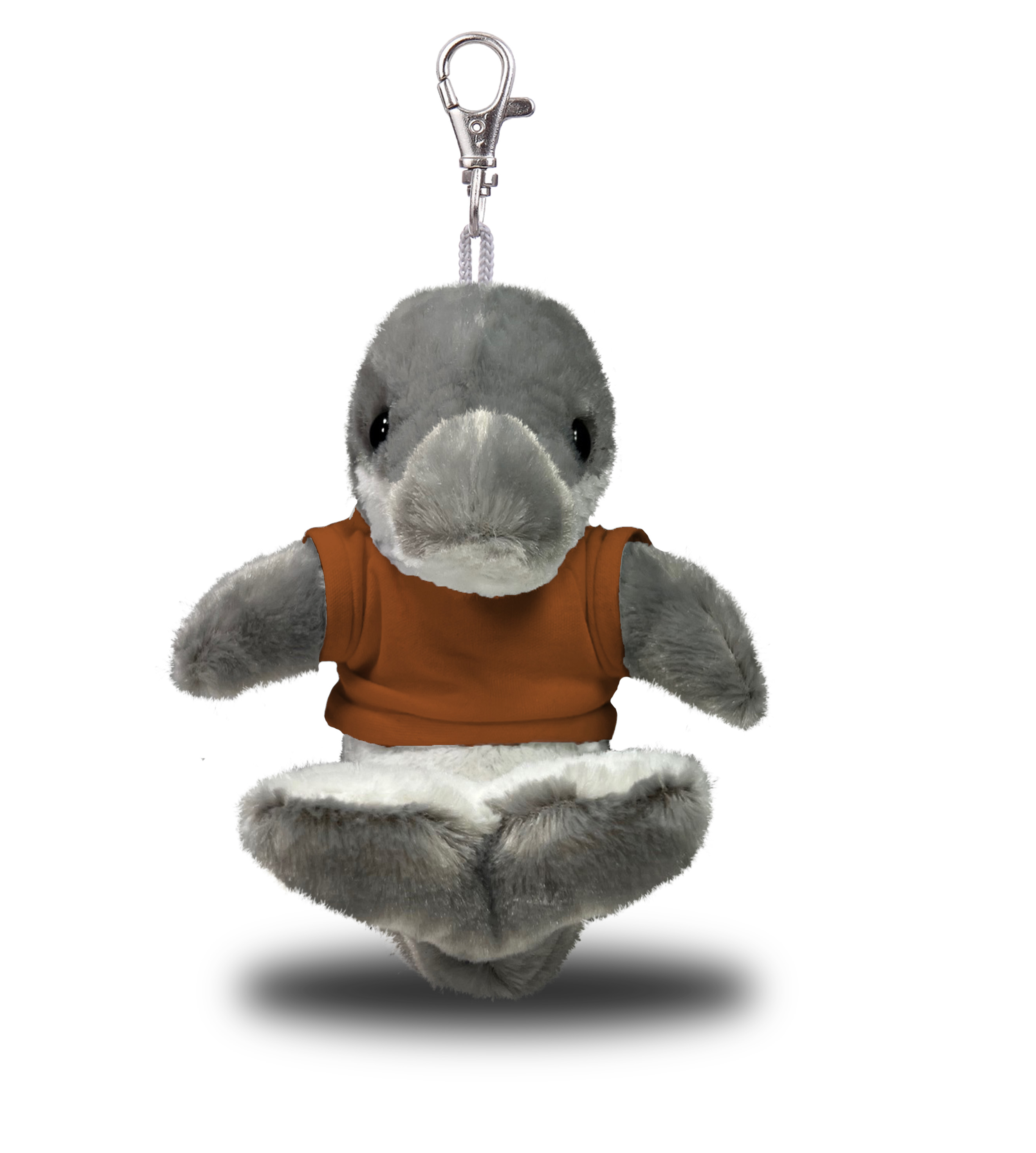 Plush Dolphin Keychain with T-Shirt 12