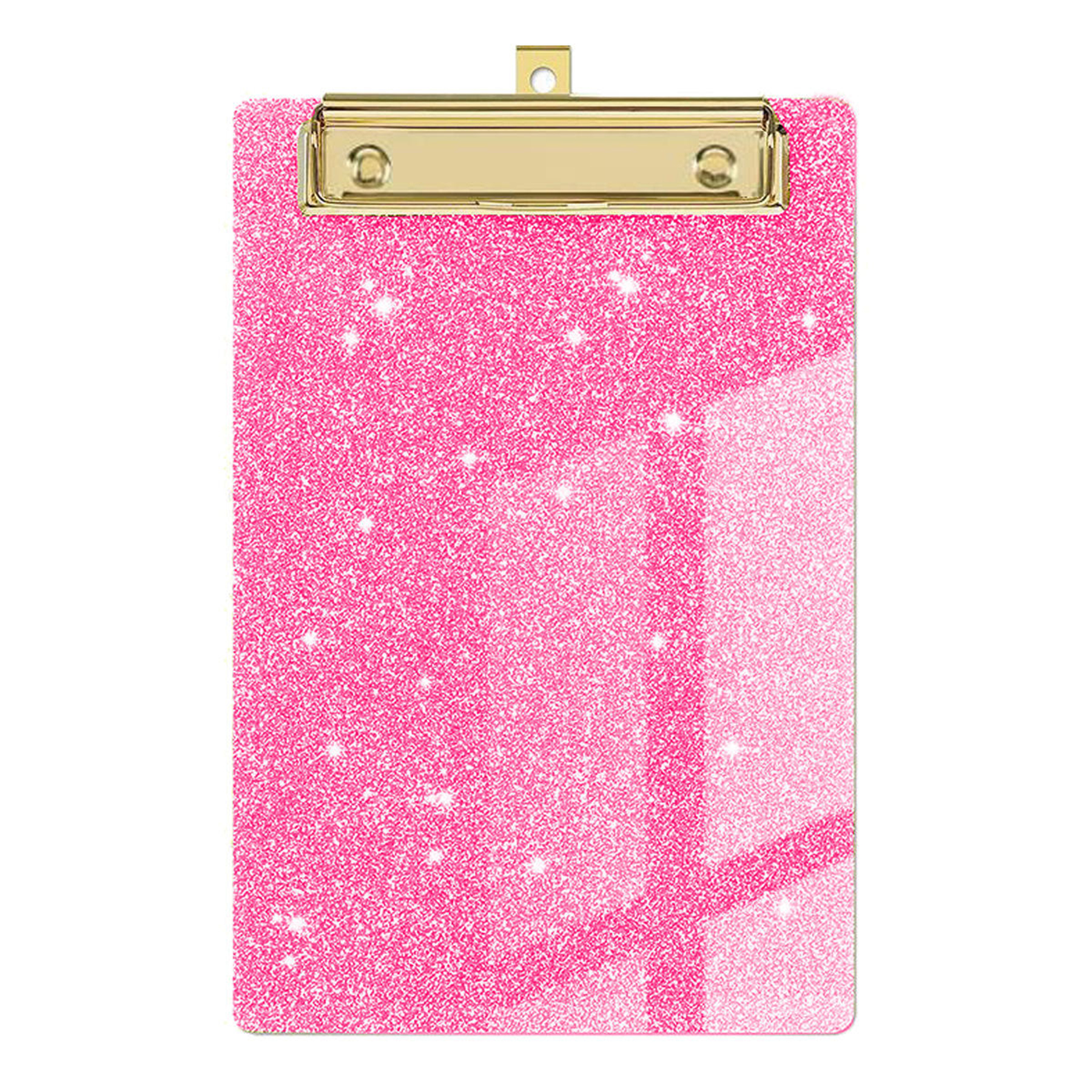 Plastic Clear Glitter Clipboard 1