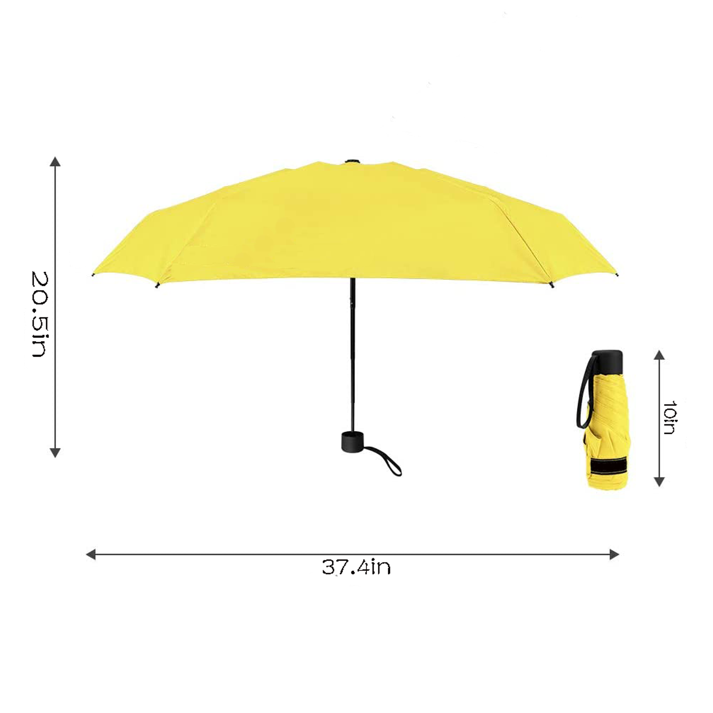 Mini Umbrella Wind Resistant Compact Folding & Portable 6