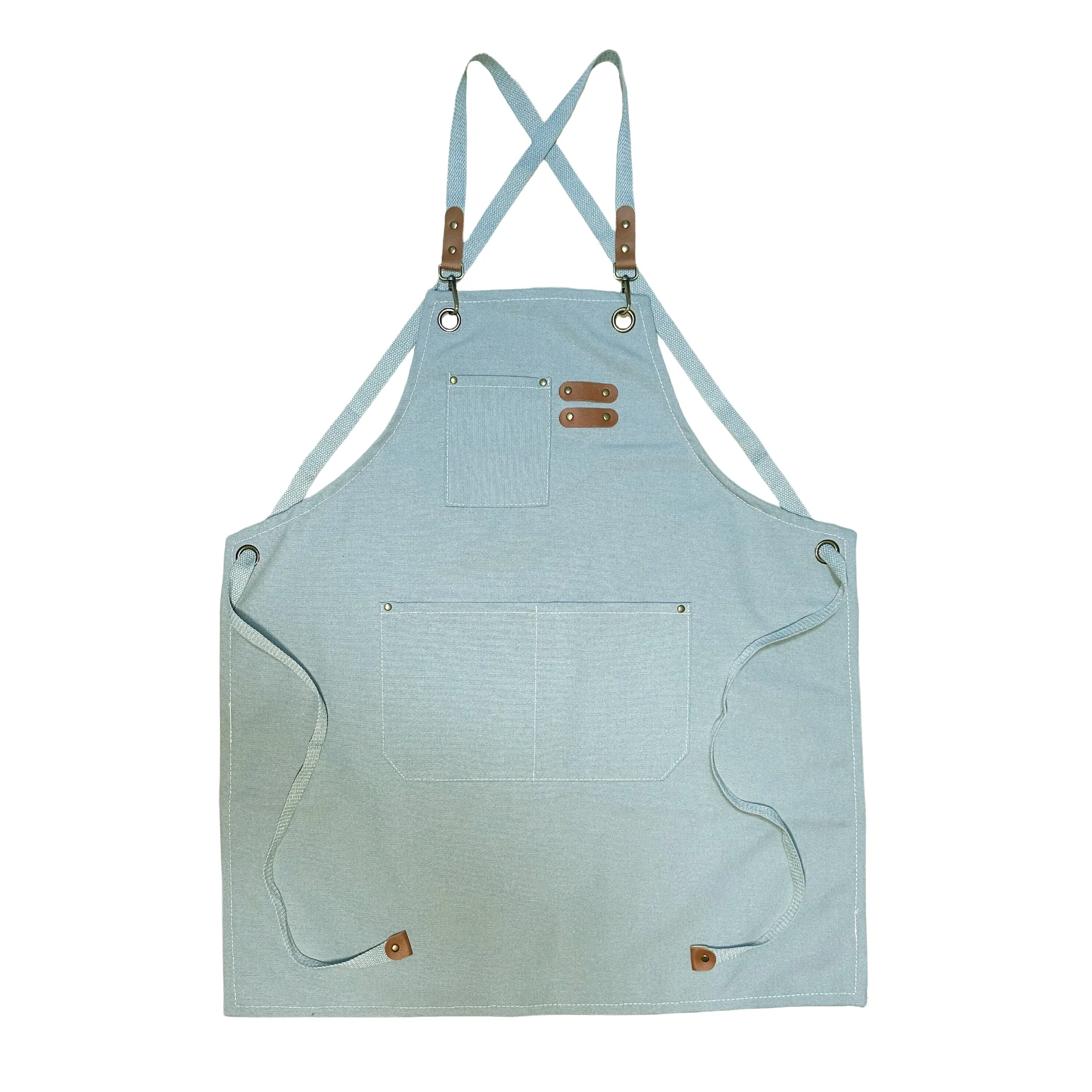 Adjustable Denim Bib Work Apron 3