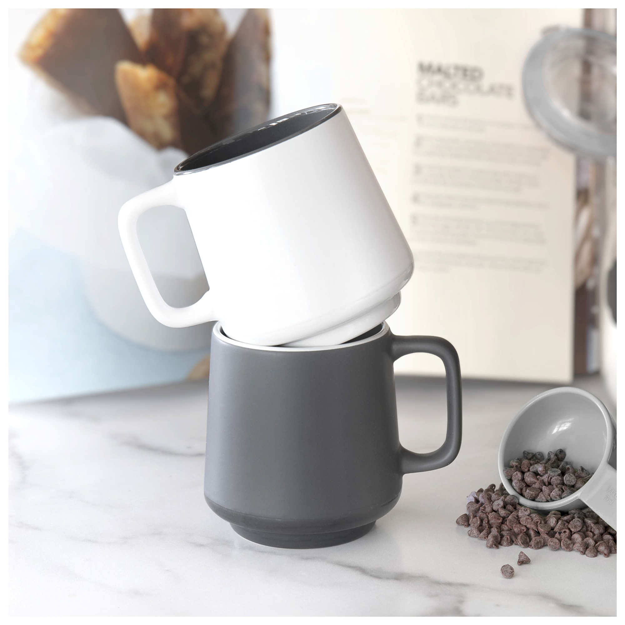 12 oz windsor mug matte gray