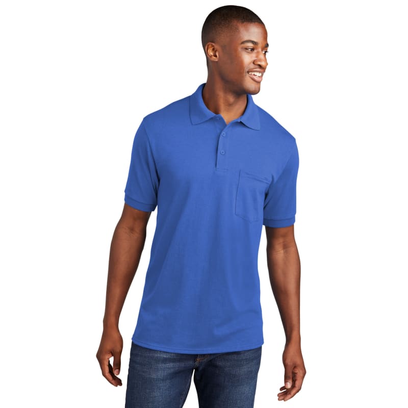 Port & Company Core Blend Jersey Knit Pocket Polo. 36