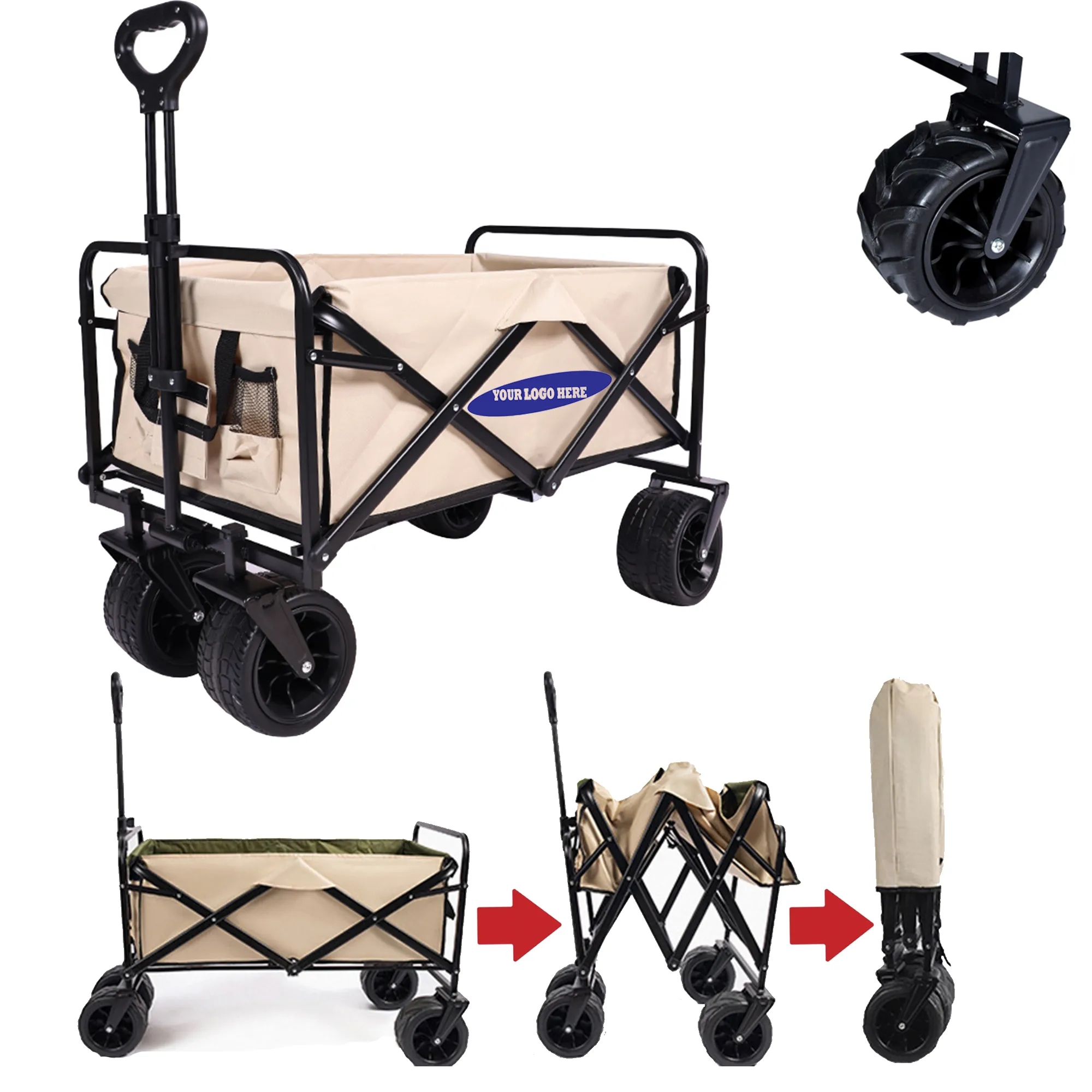 Collapsible Folding Utility Wagon 4