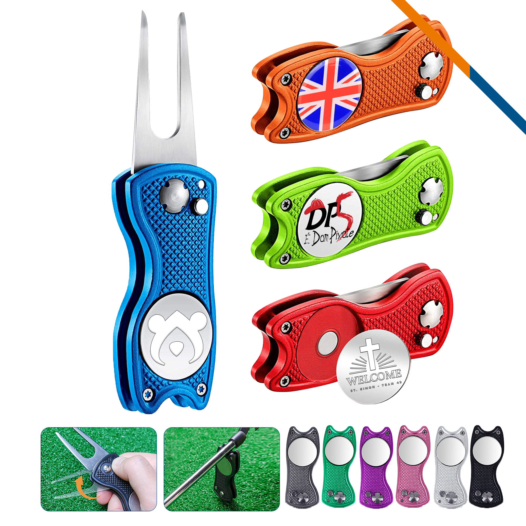 Moll Foldable Golf Tools 6
