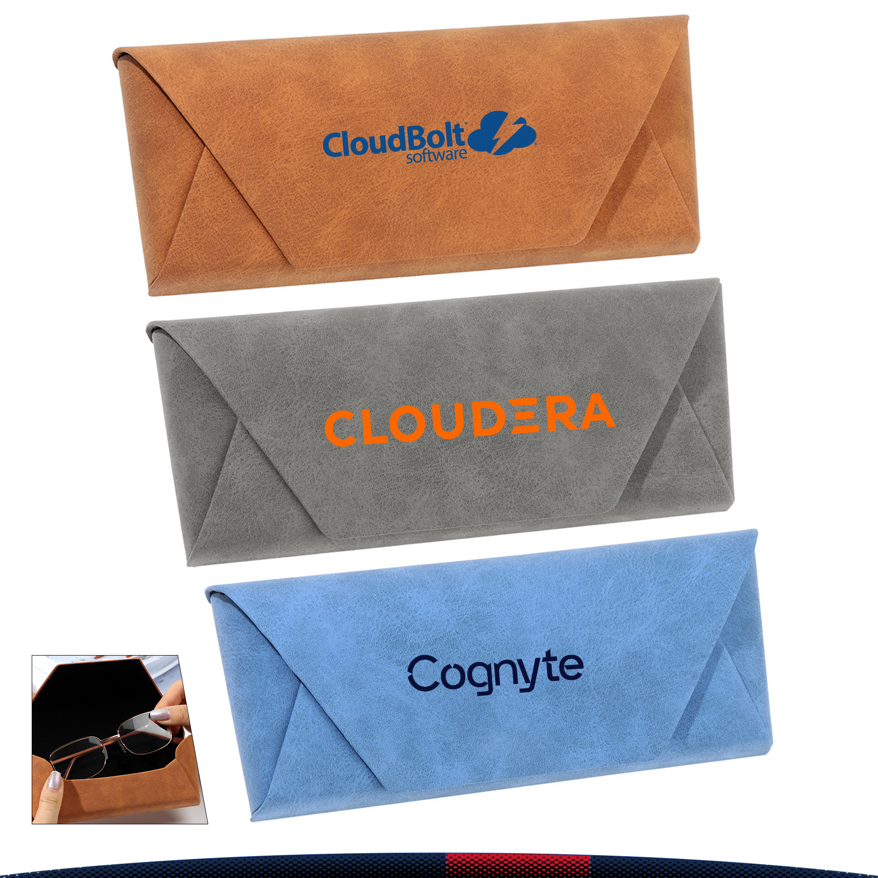 Magnetic Buckle Glasses Case 6