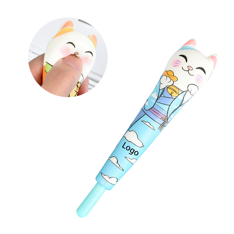 2 in 1 Fortune Cat Ball Pen and Squeeze Toy 8