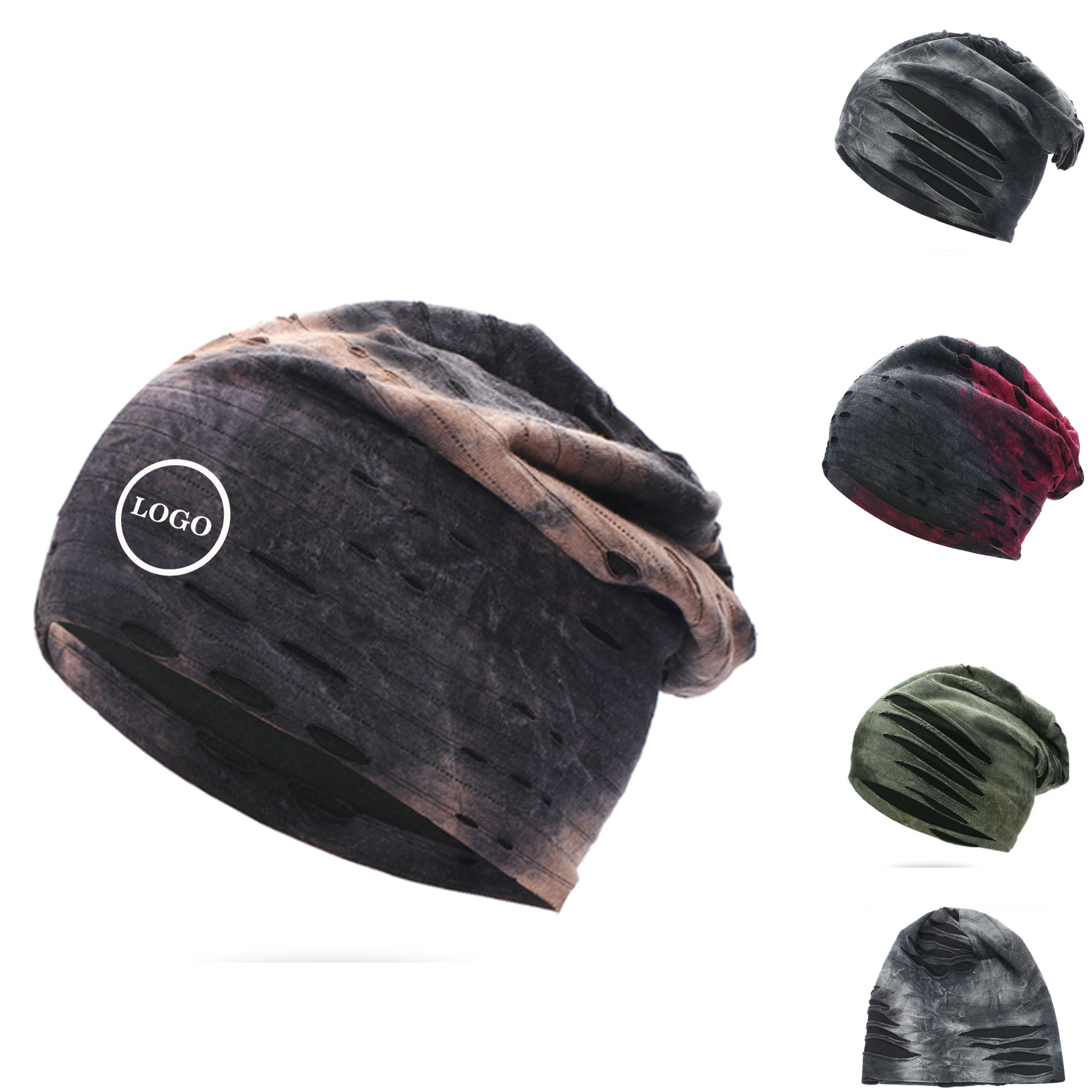 Edgy Ripped Winter Beanie 2