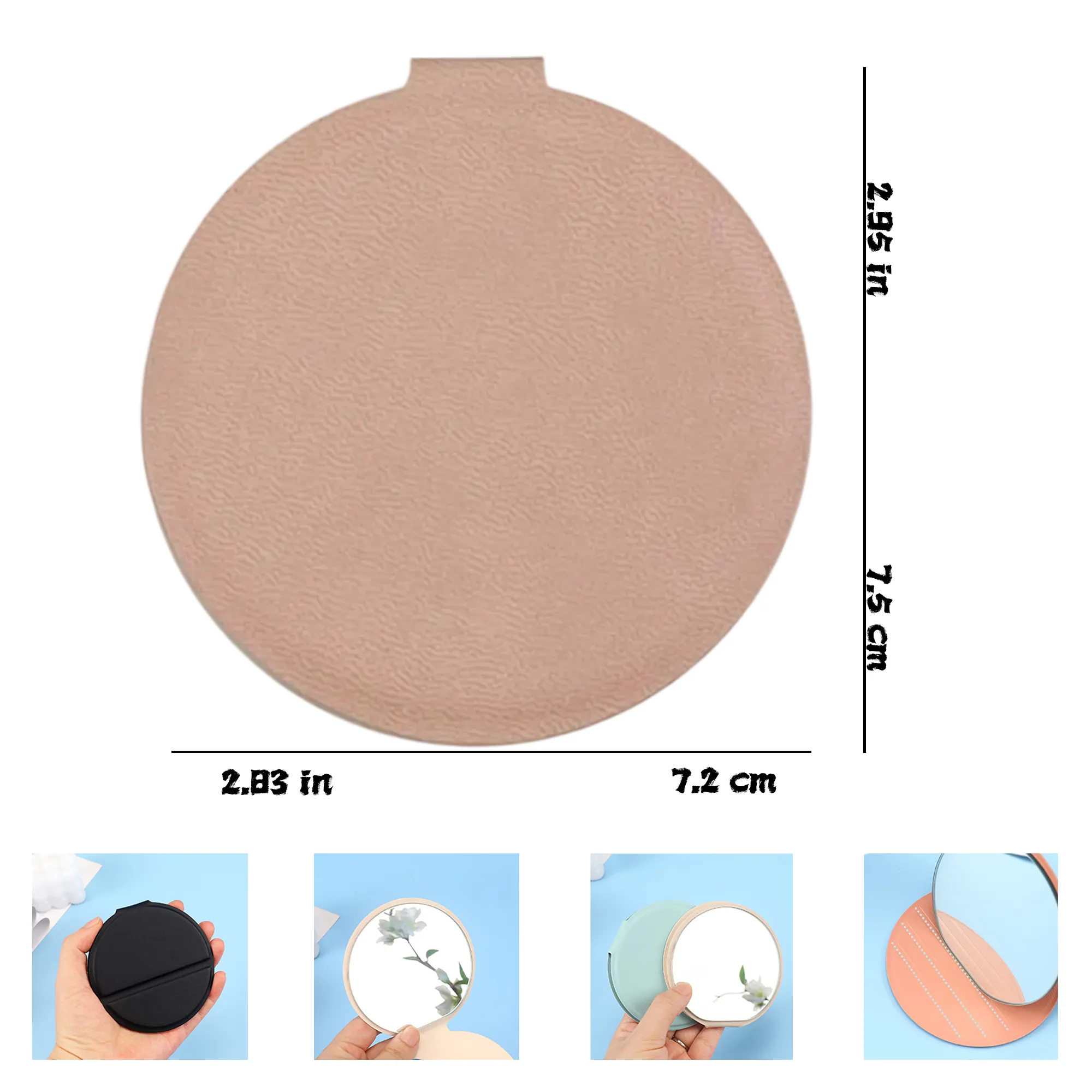 Compact Round Folding Vanity Mirror 3
