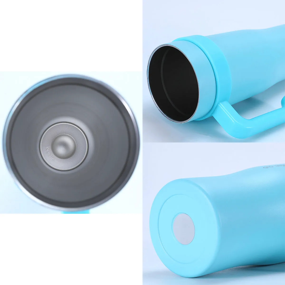 40oz Car Coffee Mug Stainless Steel Tumbler with Handle 3