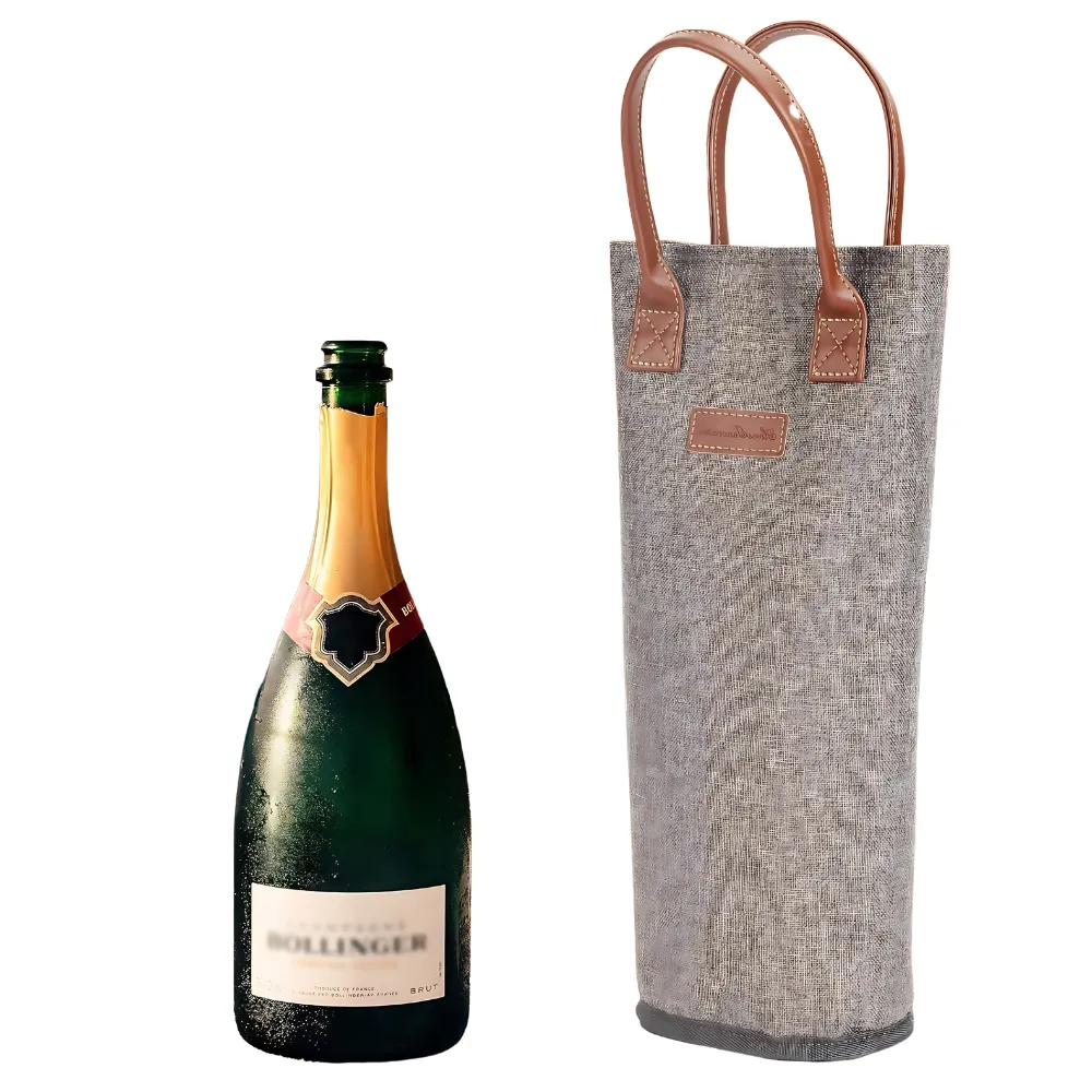 1-Bottle Insulated Wine Tote Carrier 2