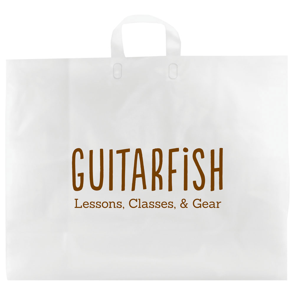 Color Frosted Soft Loop Handle Bags 10