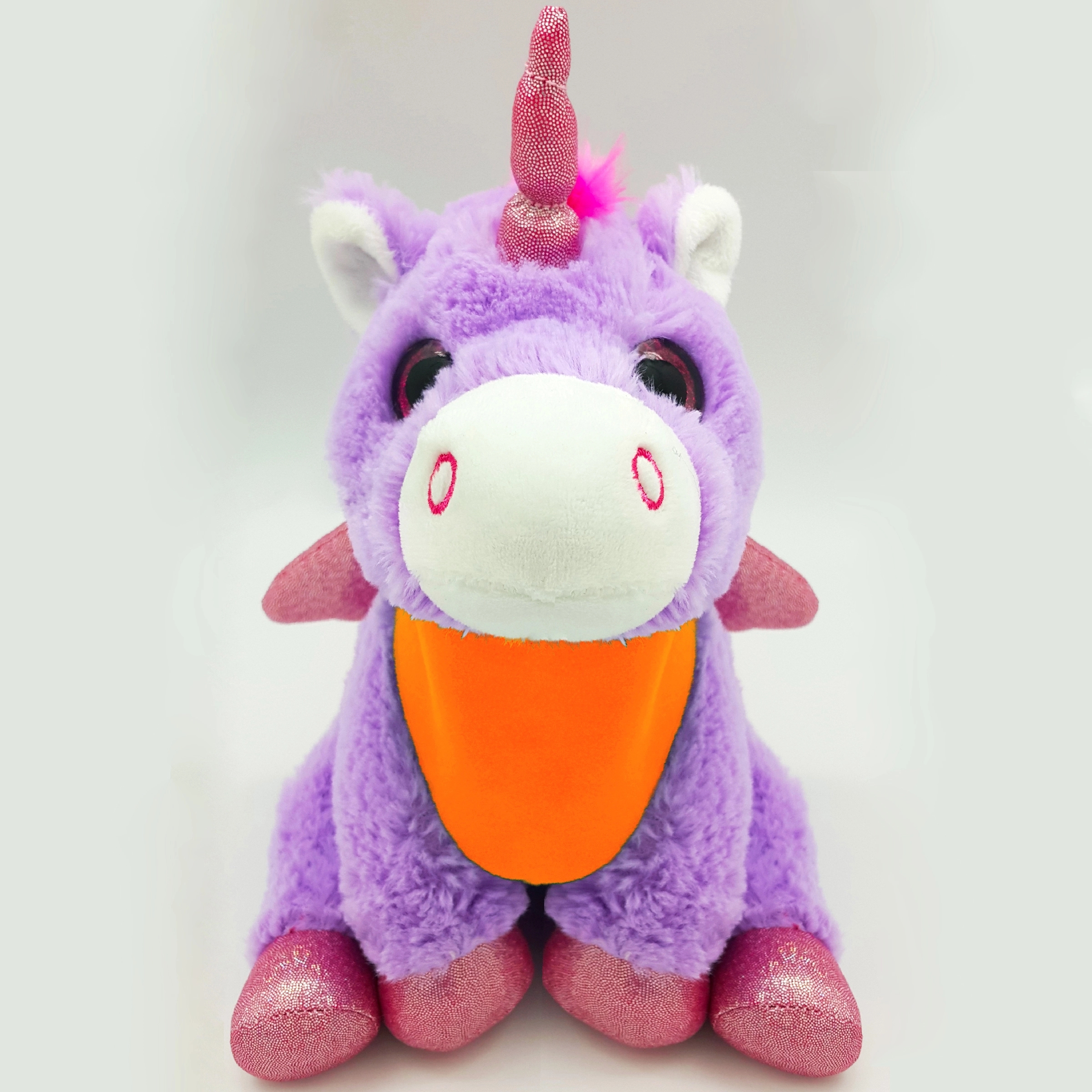 9" Bright Color Purple Unicorn 4