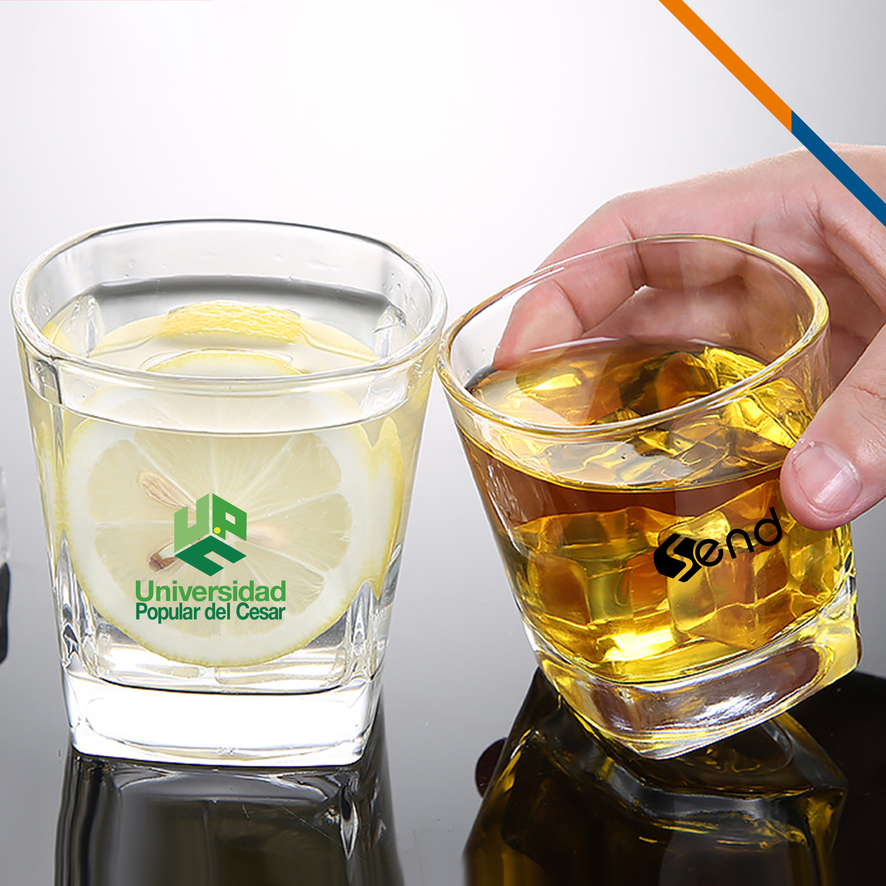 Grover Whiskey Glasses - 11 OZ. 9