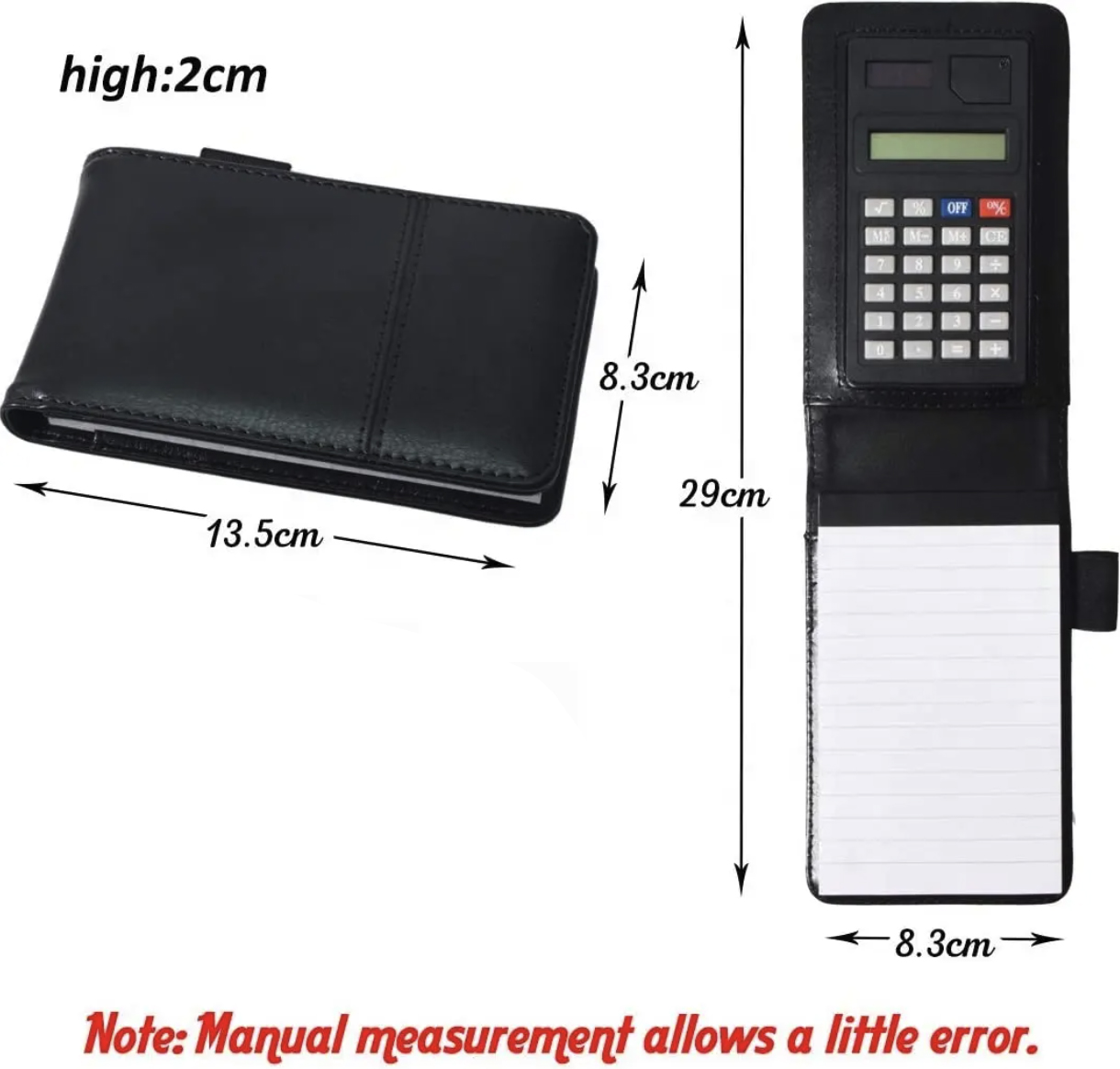 A7 Calculator Notebook Memo Multi-function Pocket Note Pad 3