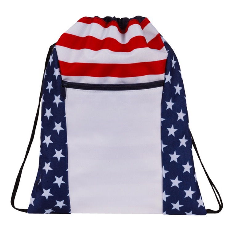 Americana Drawstring Backpack 2