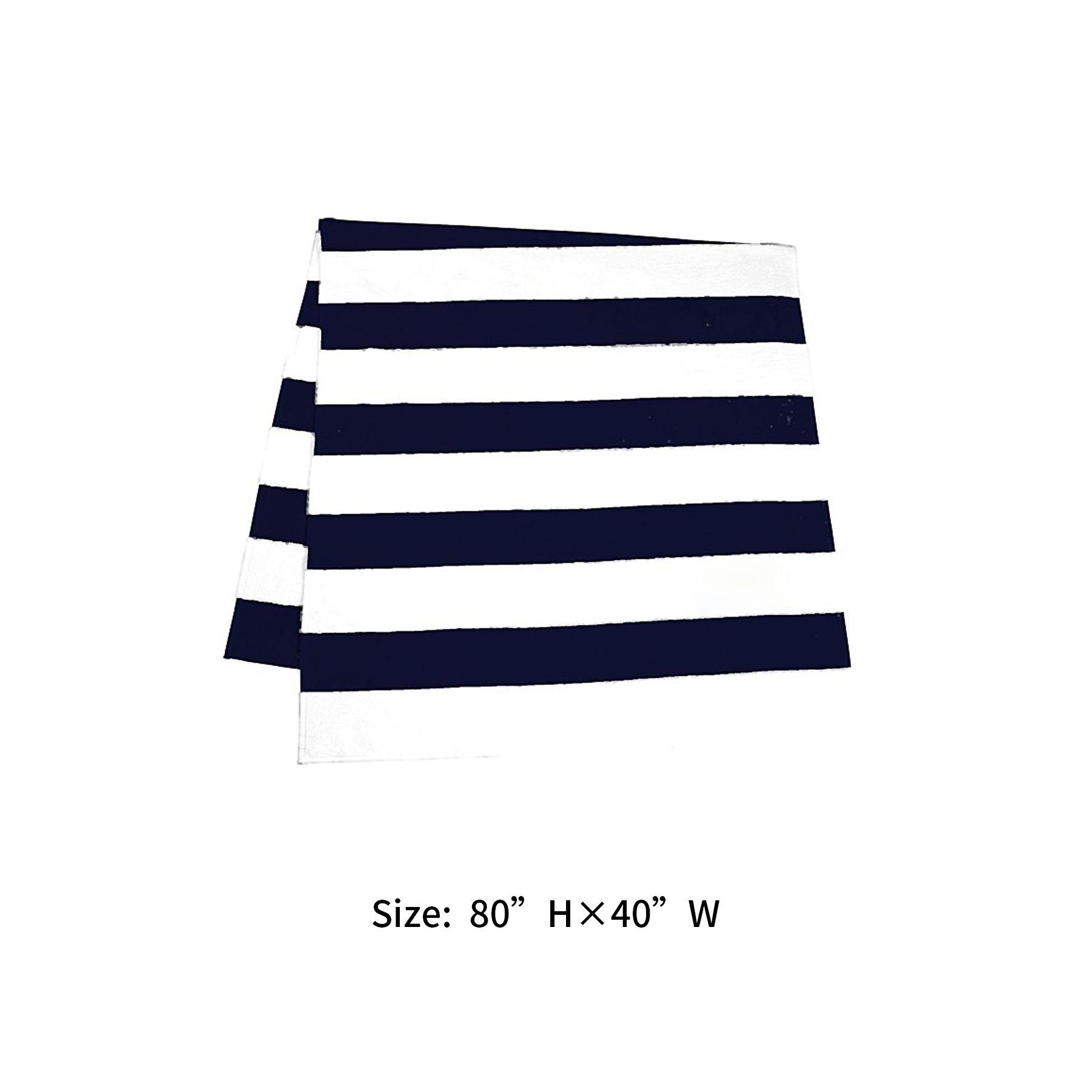 Striped Beach Towel 80" H x 40" W 2