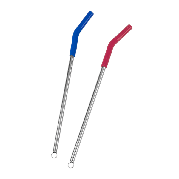 Reusable Stainless Steel Two Straw Set 9