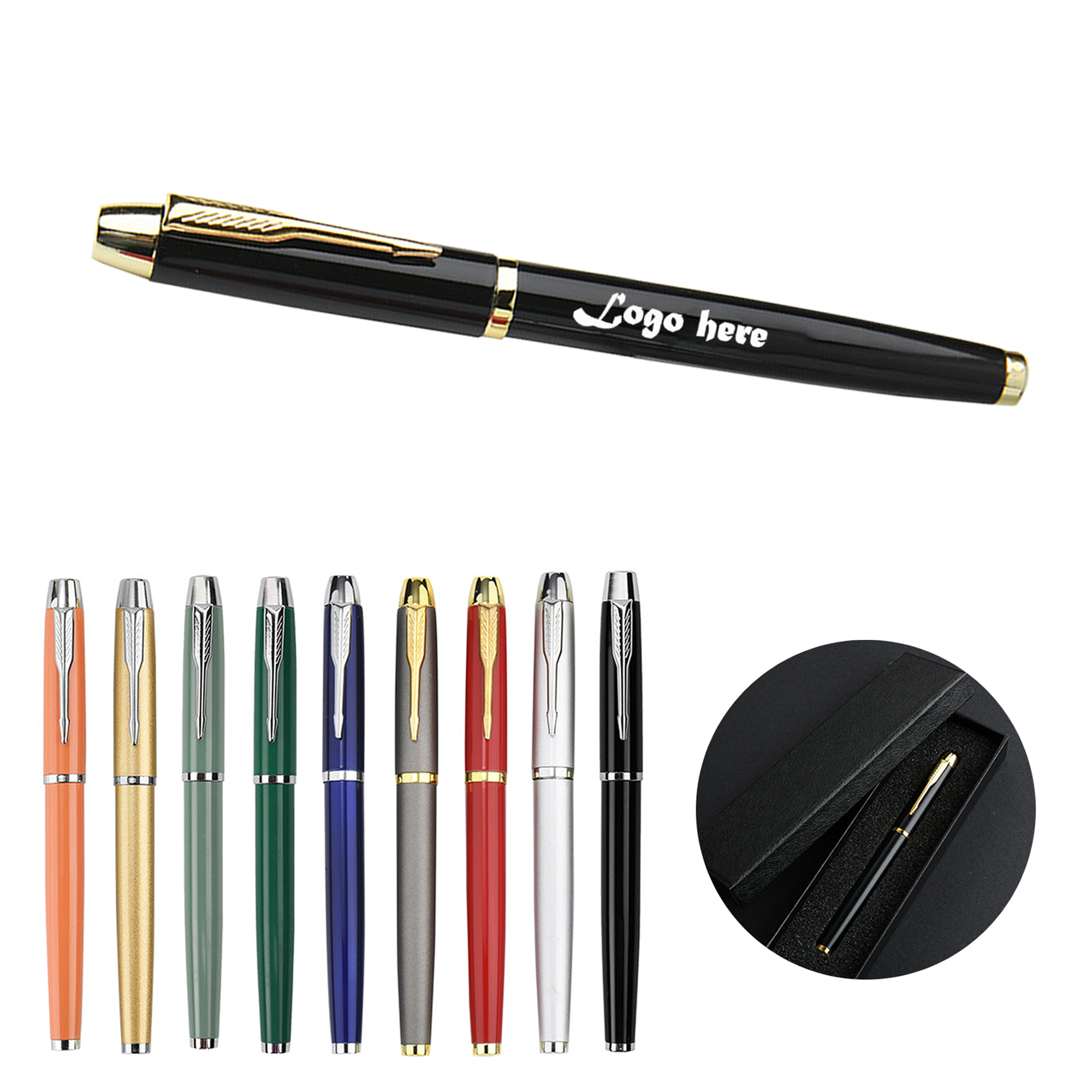 Business Signature Pen With Cap 2
