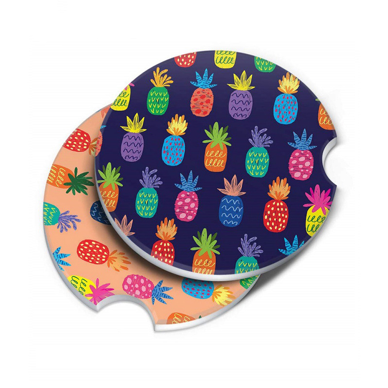 Absorbent Ceramic Stone Car Coaster 1