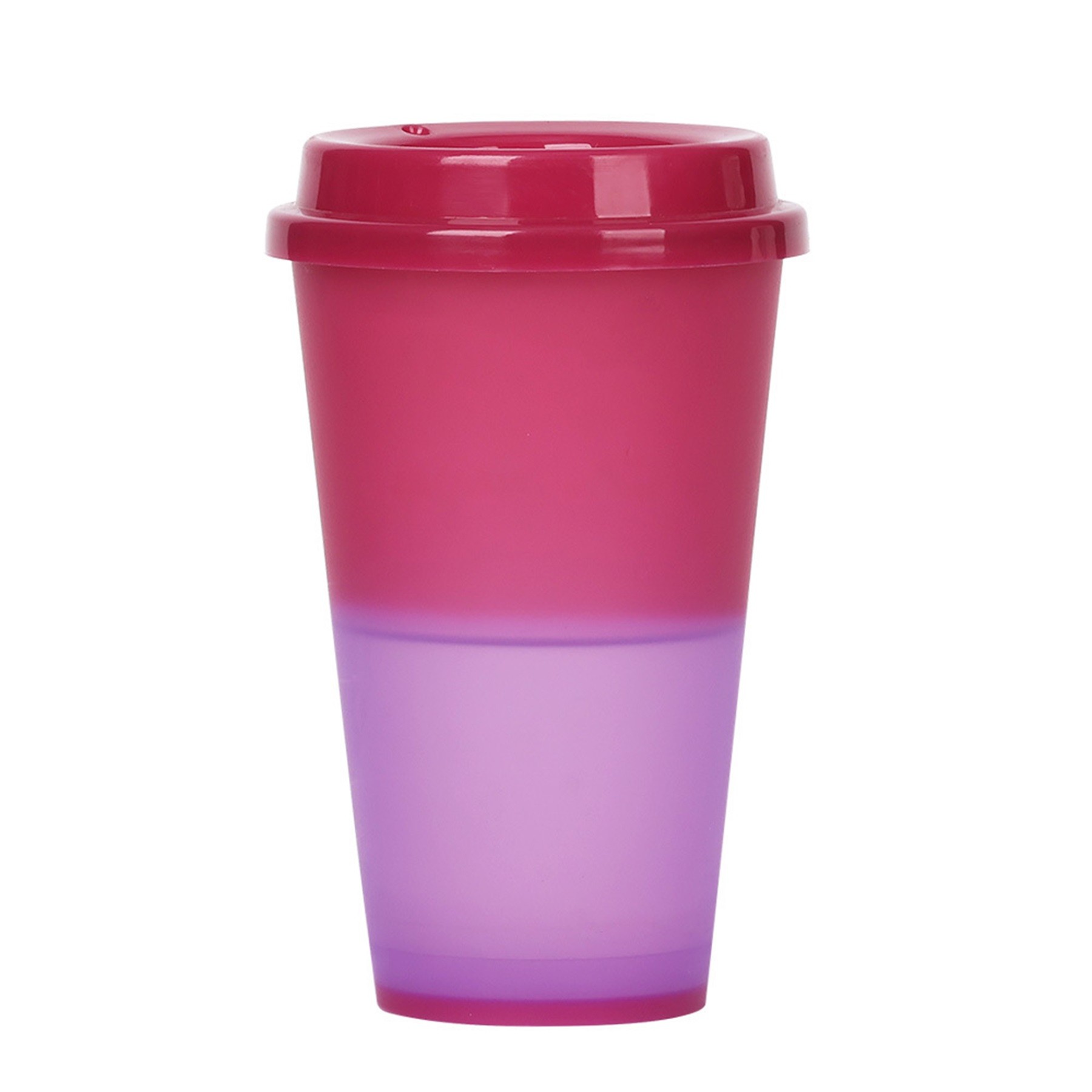 5 Pack Color Changing Cups 17 oz Plastic Cups with Lids 2