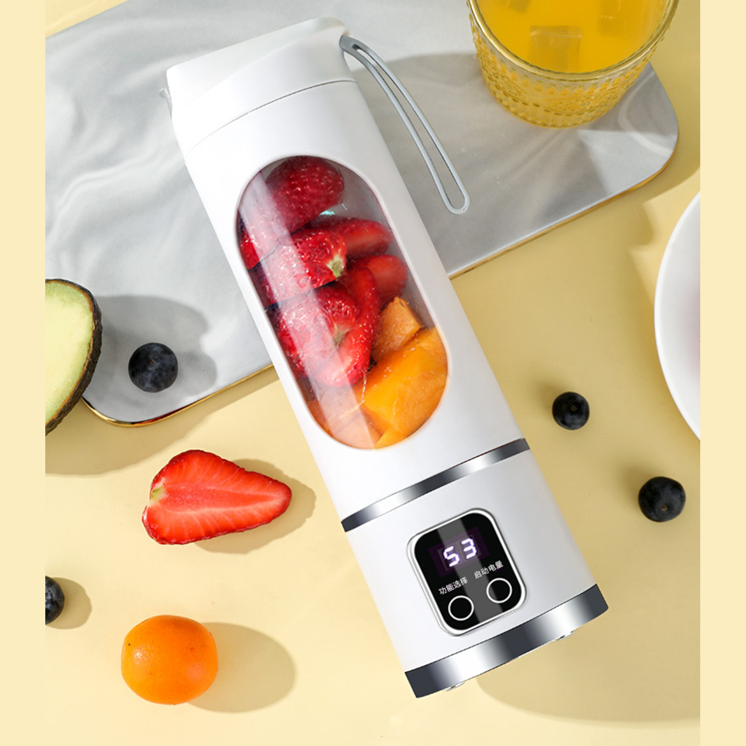 15oz portable charging rechargeable students home juicer 11