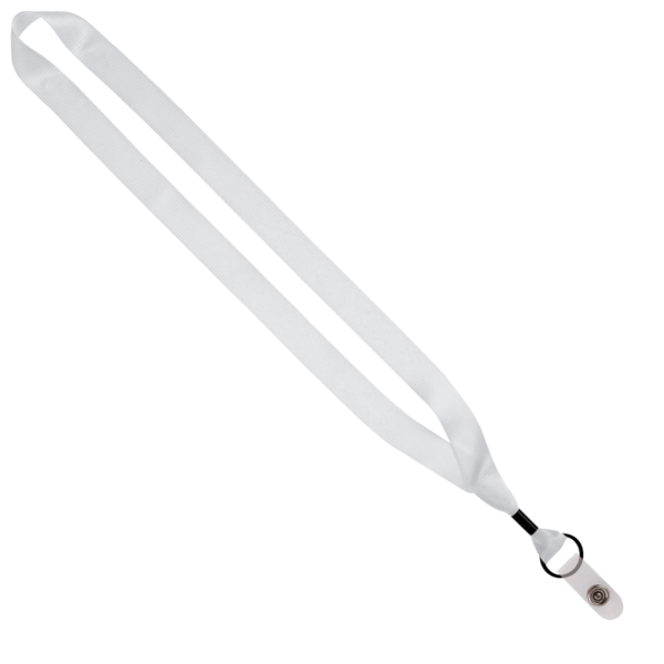 3/4" rPET Dye-Sublimated Lanyard w/ Metal Crimp & Metal Split-Ring 34