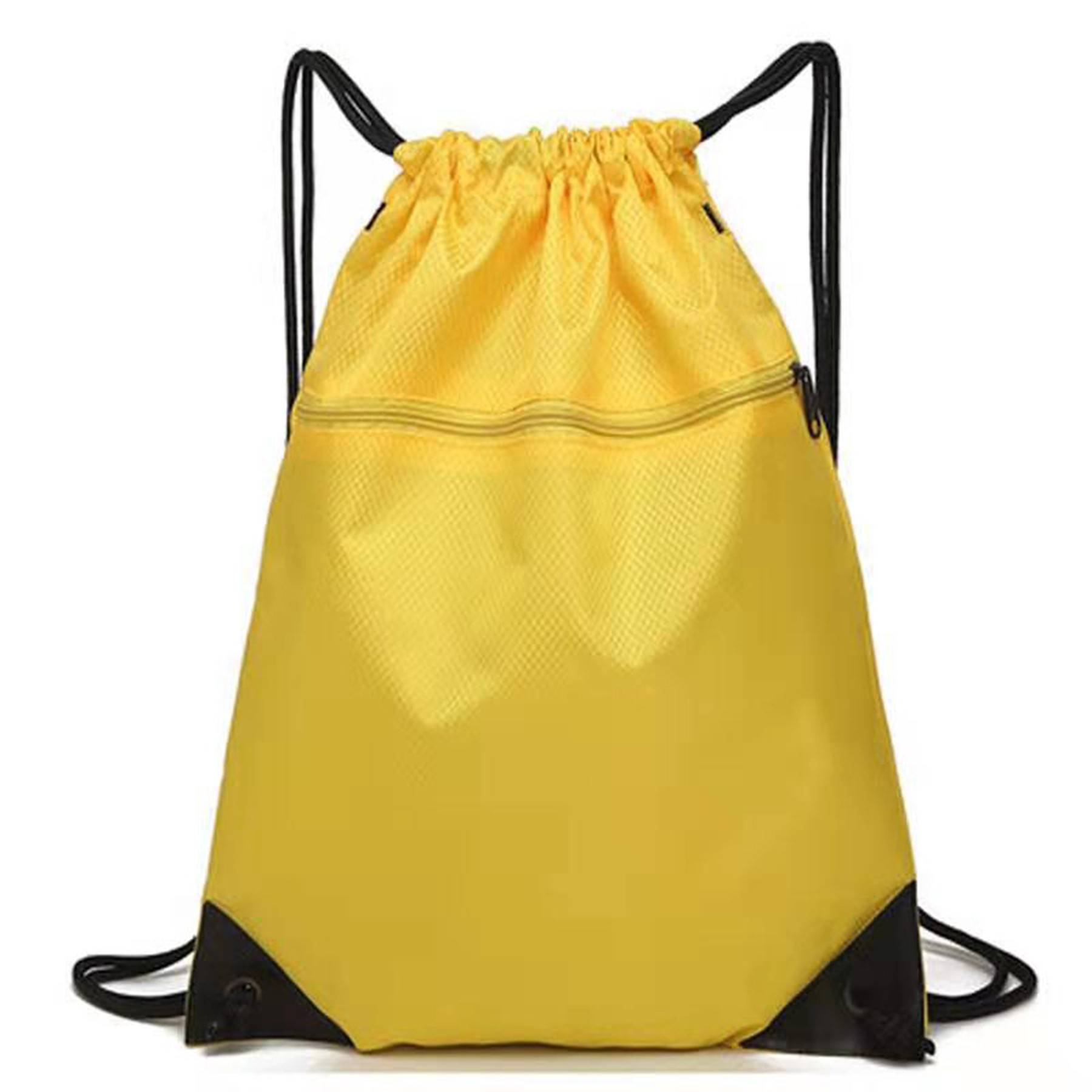 Drawstring Backpack with Front Zipper Pocket 9