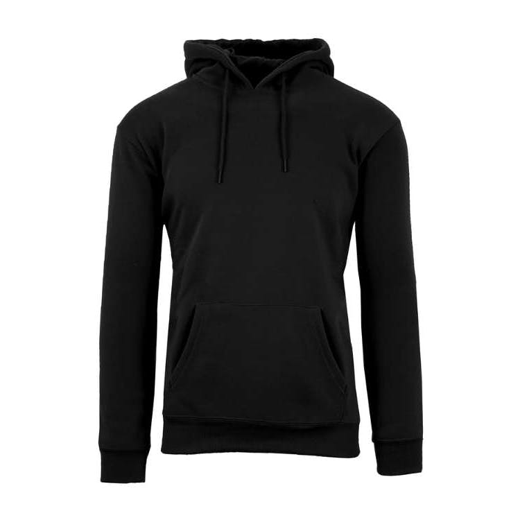 Unisex Heavyweight Fleece Pullovers - Black M-2X Hood, custom hoodie or sweatshirt with logo imprint 2