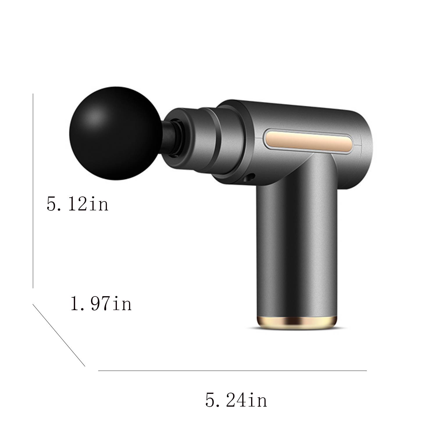 4 Heads Ultra Quiet Mini Massage Gun 1